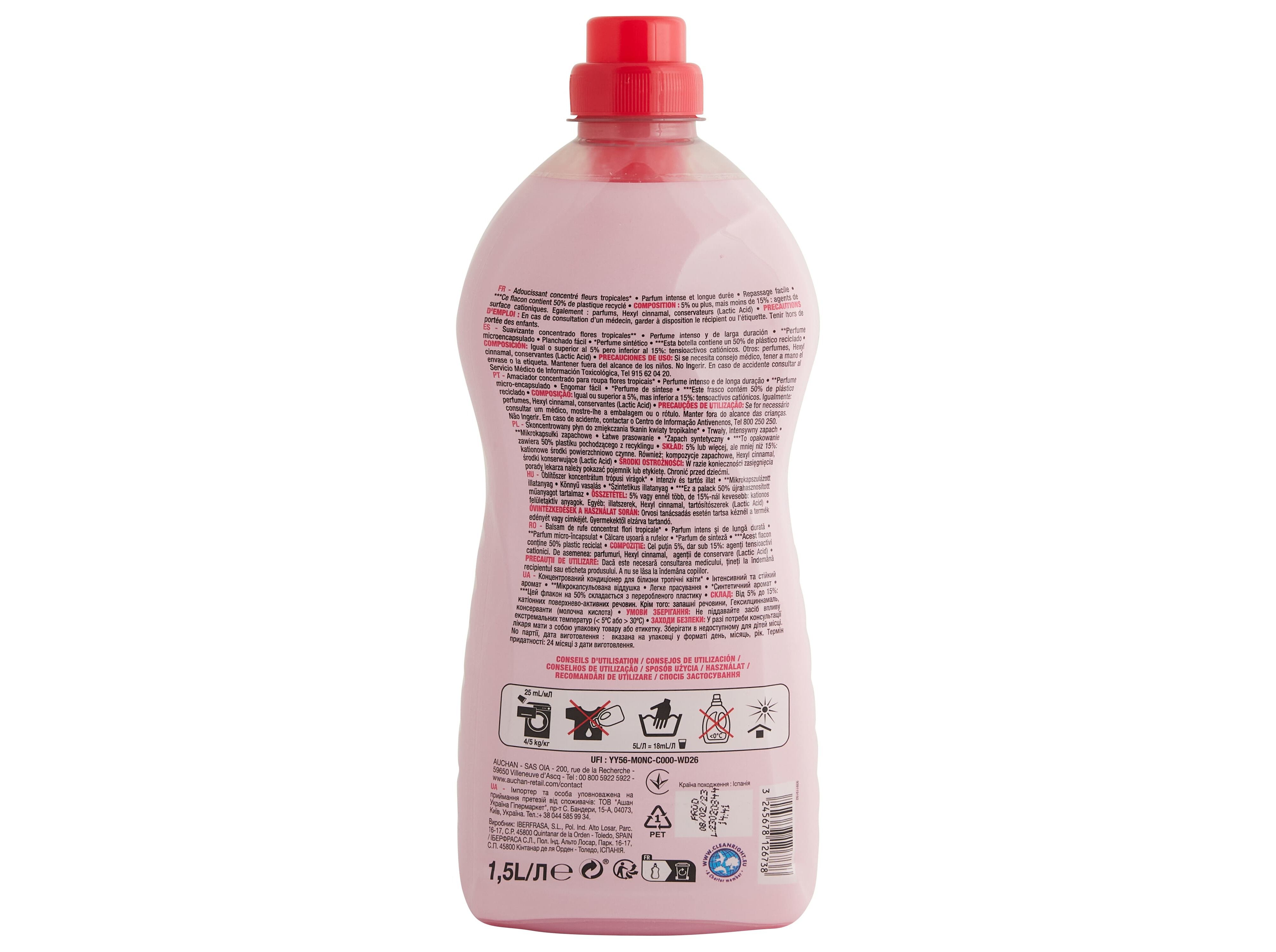 AMACIADOR CONCENTRADO AUCHAN FLORES TROPICAIS 60 DOSES image number 2