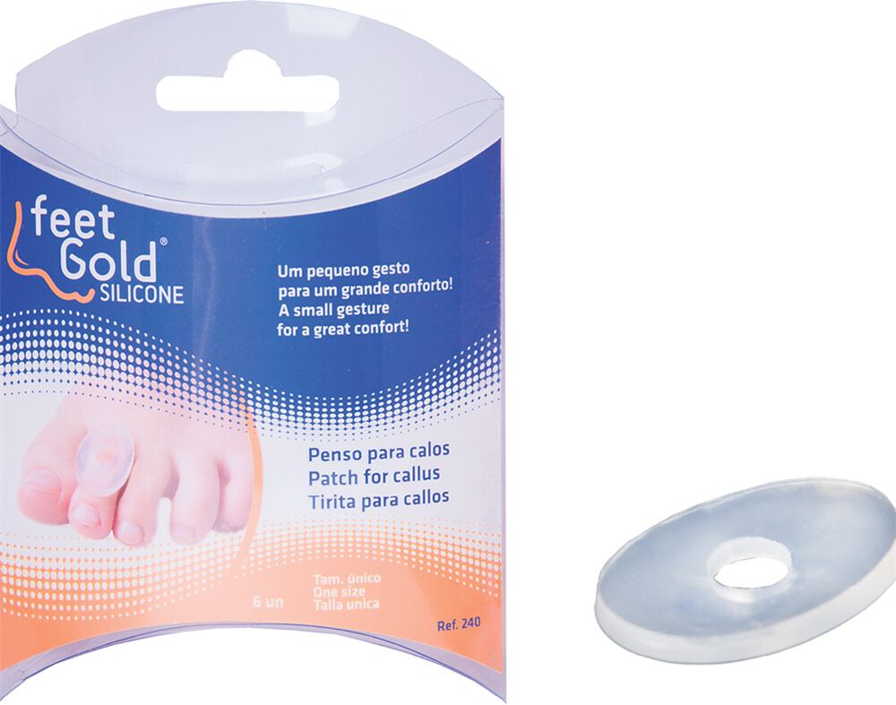 PENSOS FEET GOLD PROTETOR DE CALOS 6UN image number 0