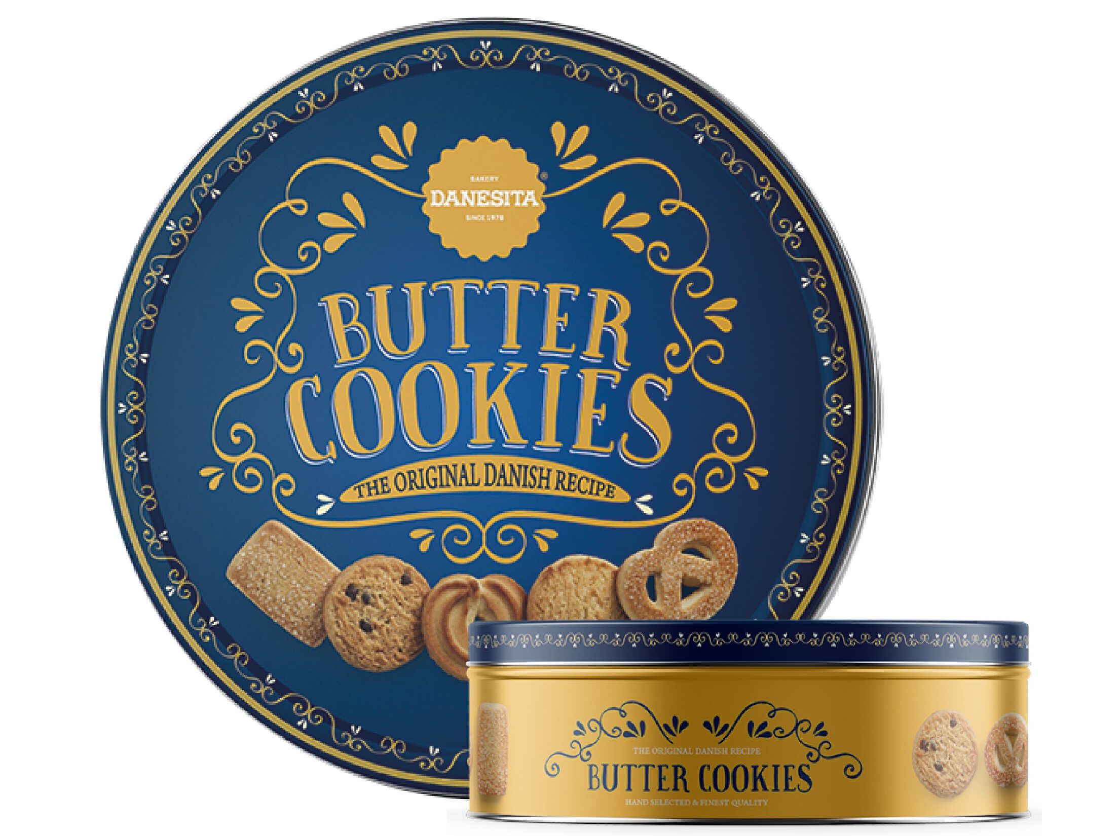 BOLACHAS DANESITA LATA BUTTER COOKIES 340G image number 0