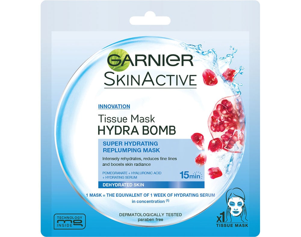 M&Aacute;SCARA GARNIER ROSTO SKIN ACTIVE AZUL PELE DESIDRATADA
