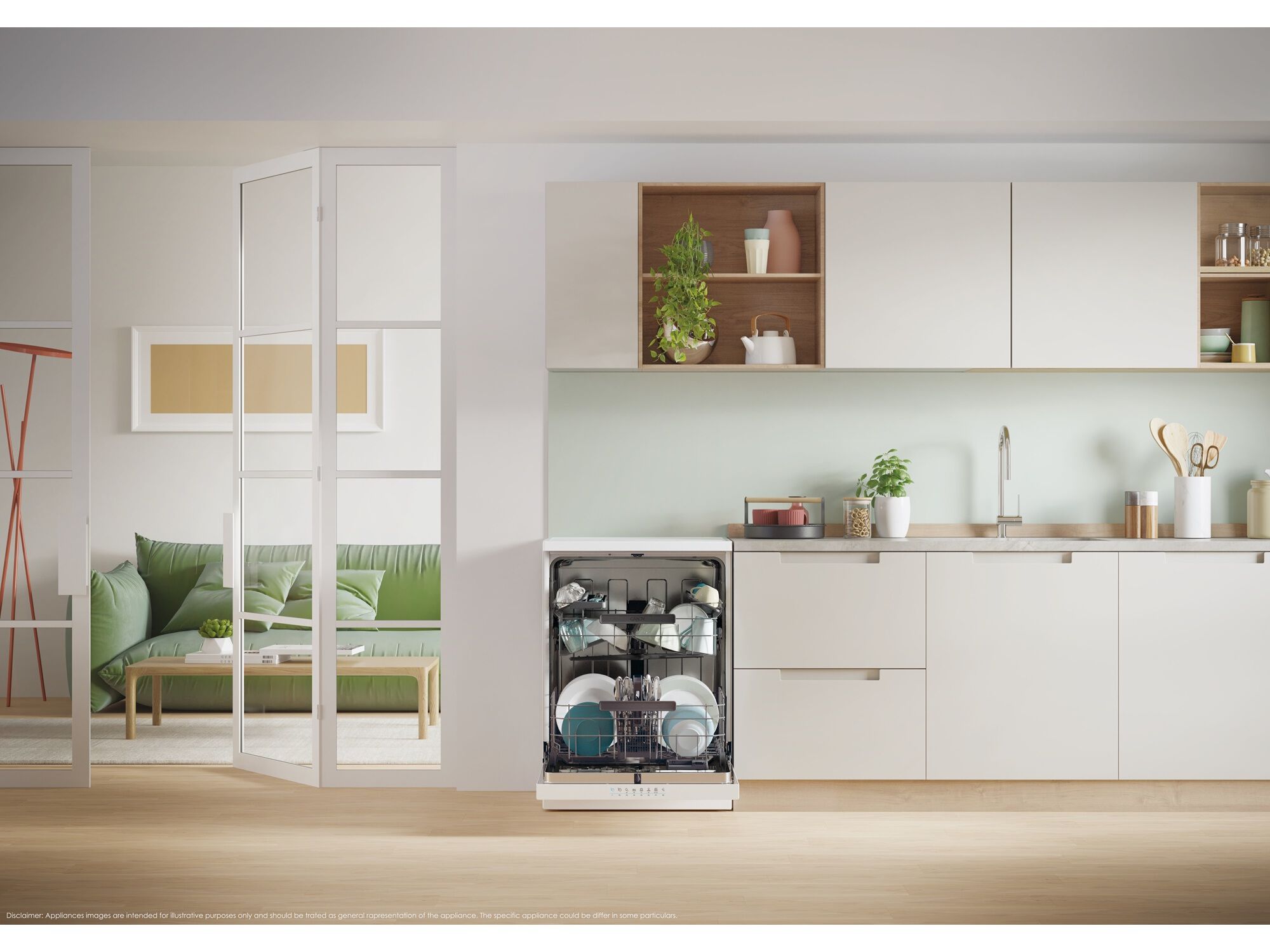 M&Aacute;QUINA LAVAR LOI&Ccedil;A CANDY CF 4B7F0W BRANCO B 14 CONJUNTOS image number 7