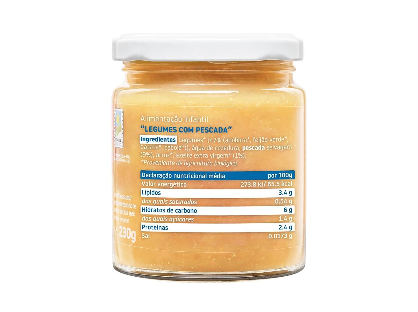 REFEI&Ccedil;&Otilde;ES SMILEAT BIO PESCADA LEGUMES 230GR image number 1