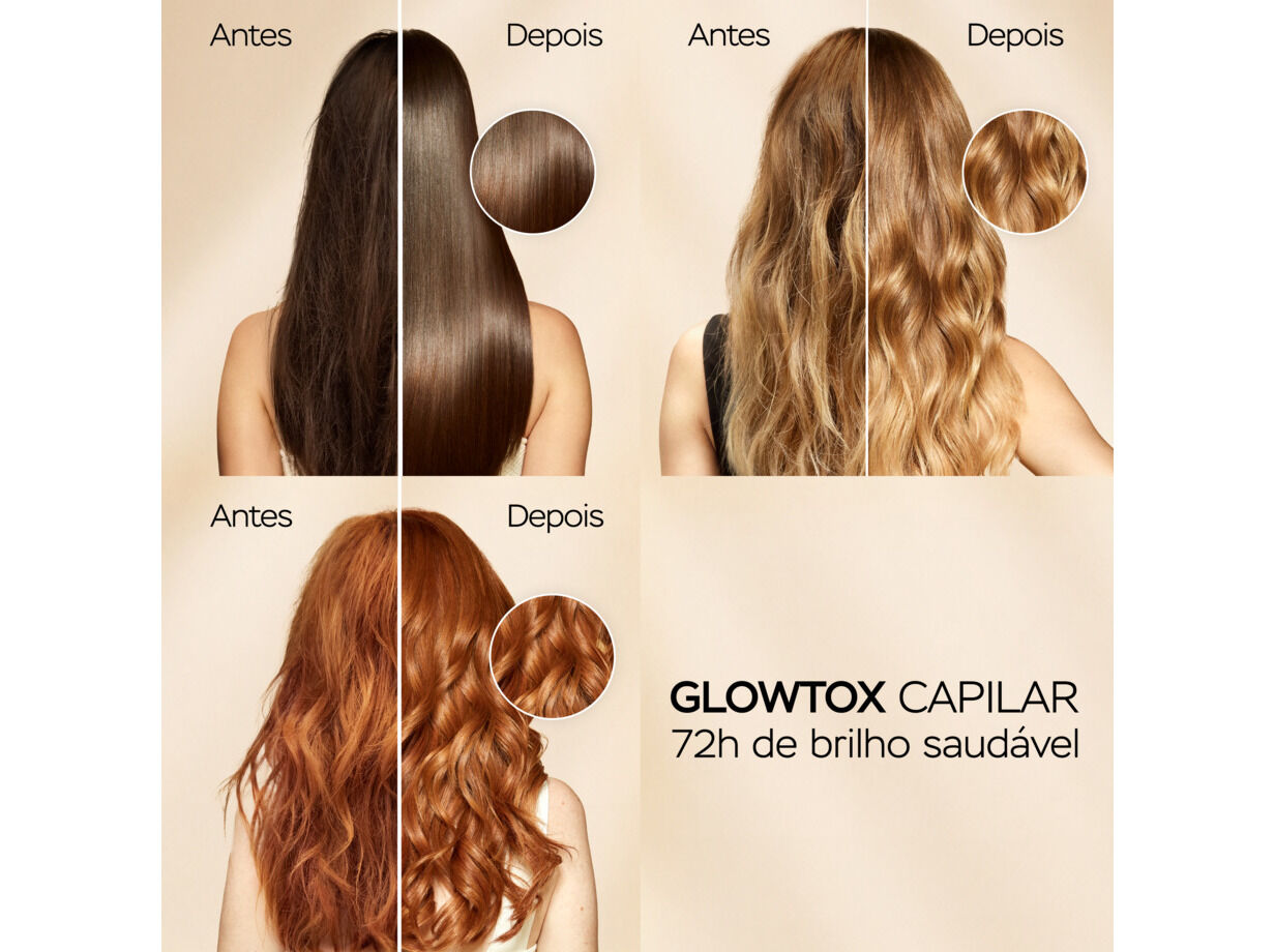 M&Aacute;SCARA DE CABELO PANTENE GLOWTOX 300 ML image number 6