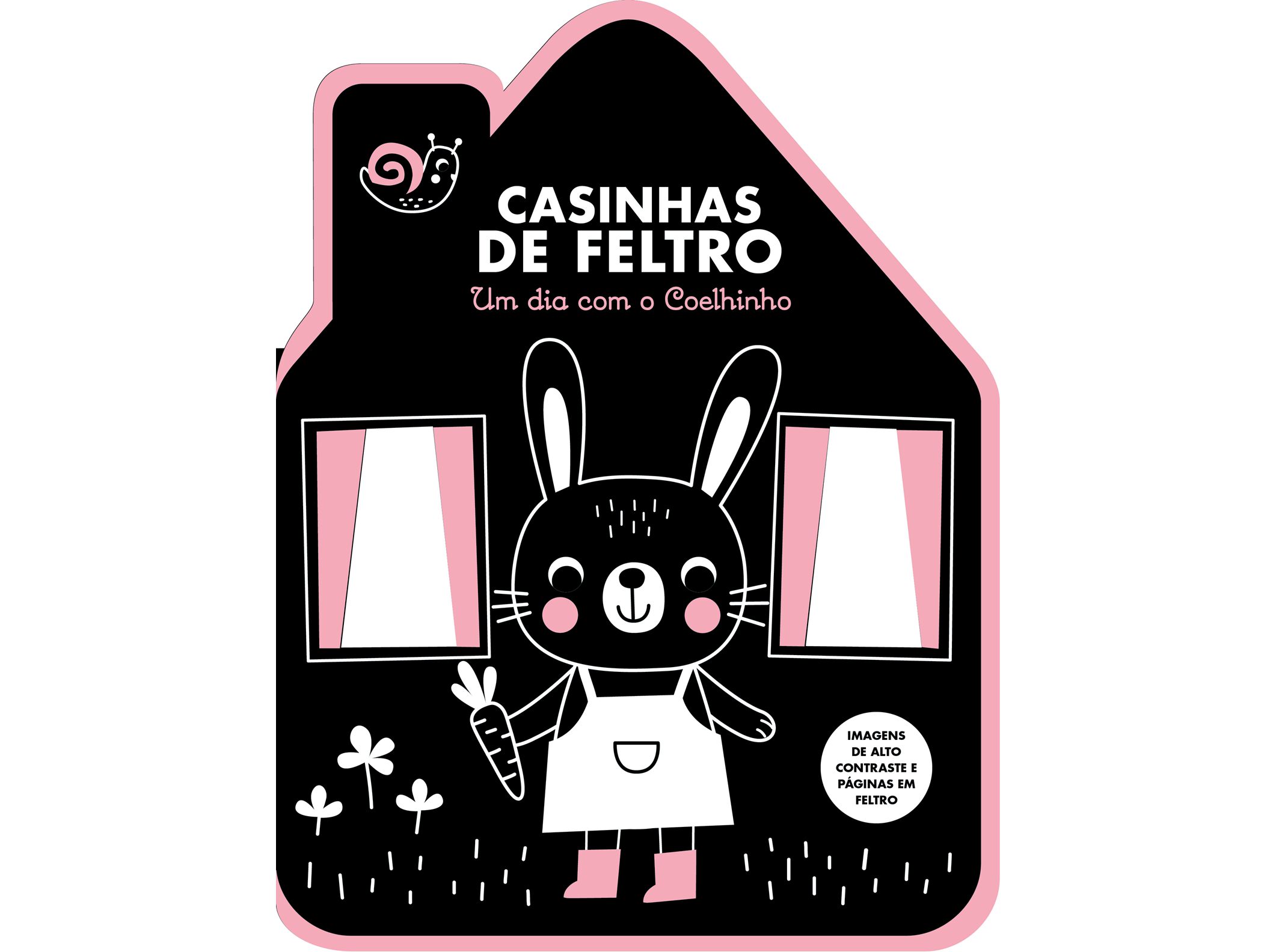 LIVRO CASINHAS DE FELTRO: UM DIA COM O COELHINHO image number 0