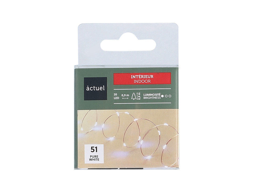 LUZES BRANCAS ACTUEL INTERIOR 20LED image number 1