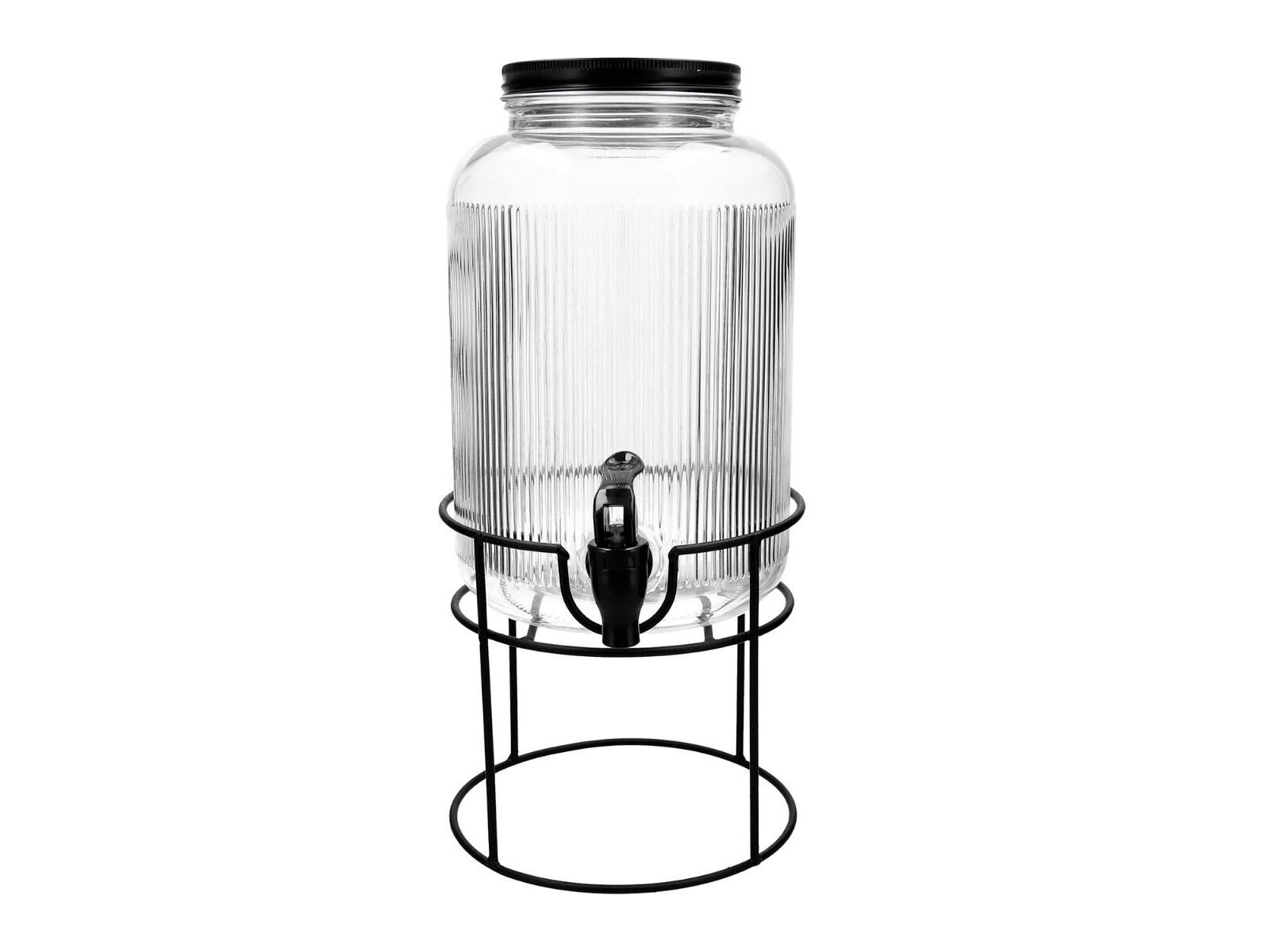DISPENSADOR DE BEBIDAS QUID TRANSPARENTE/PRETO 4L