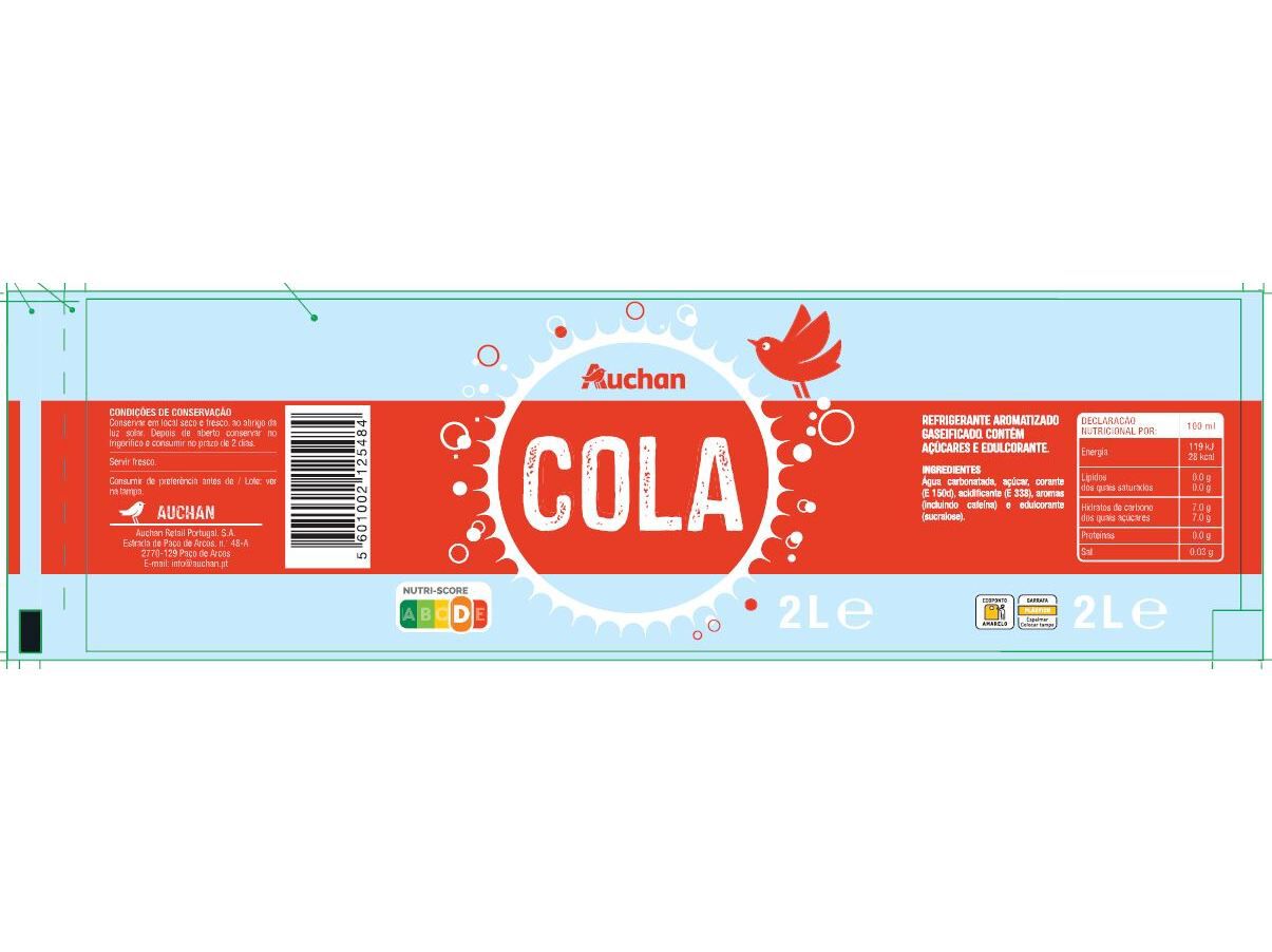 COLAS AUCHAN 2 L image number 1