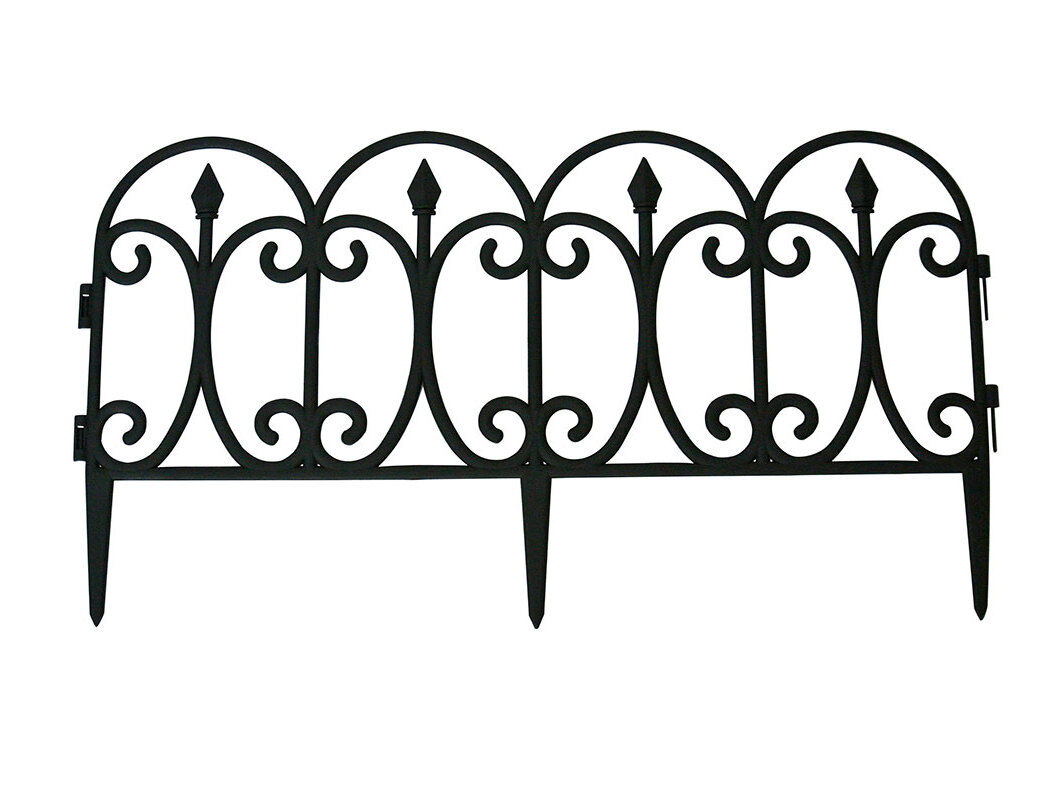 CERCA POLIPROPILEN GARDENSTAR PRETO 58X32.5CM