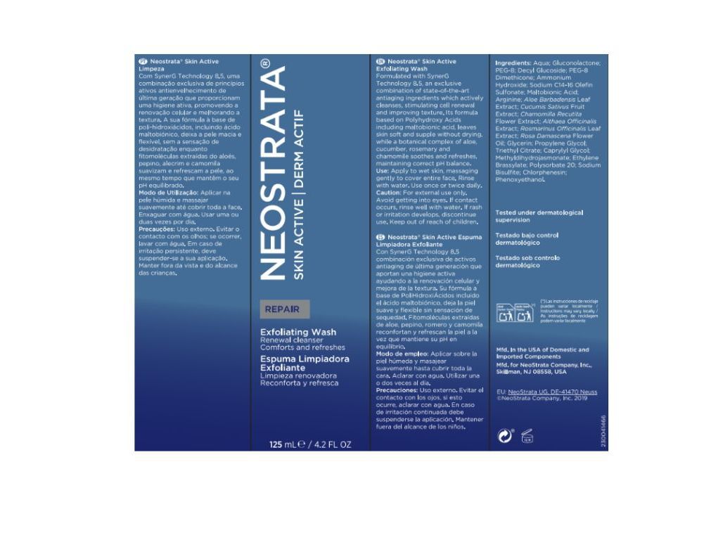 ESPUMA LIMPEZA NEOSTRATA SKIN ACTIVE EXFOLIANTE 125ML image number 1