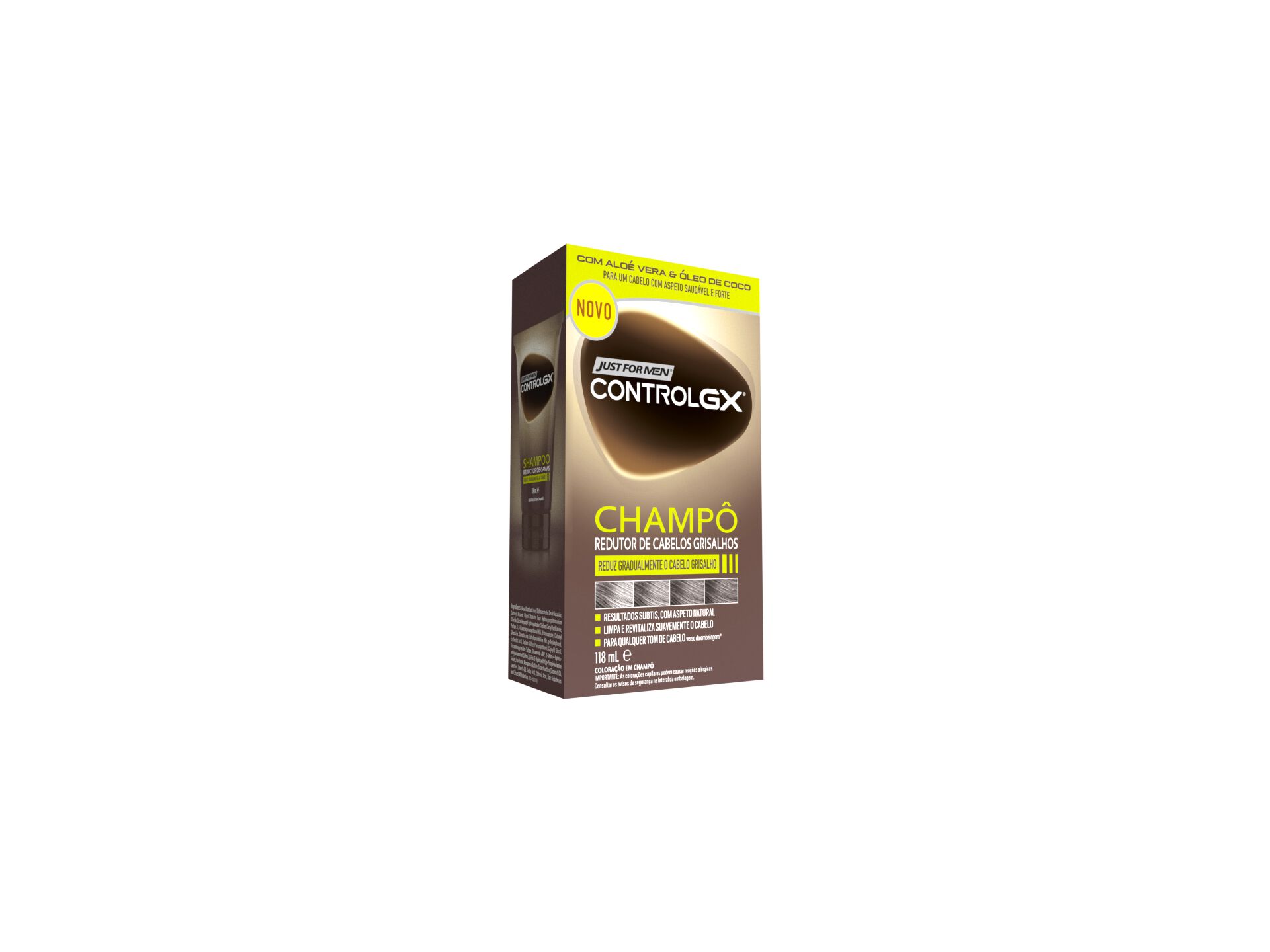 CHAMP&Ocirc; JUST FOR MEN CONTROLGX GRISALHOS 118 ML
