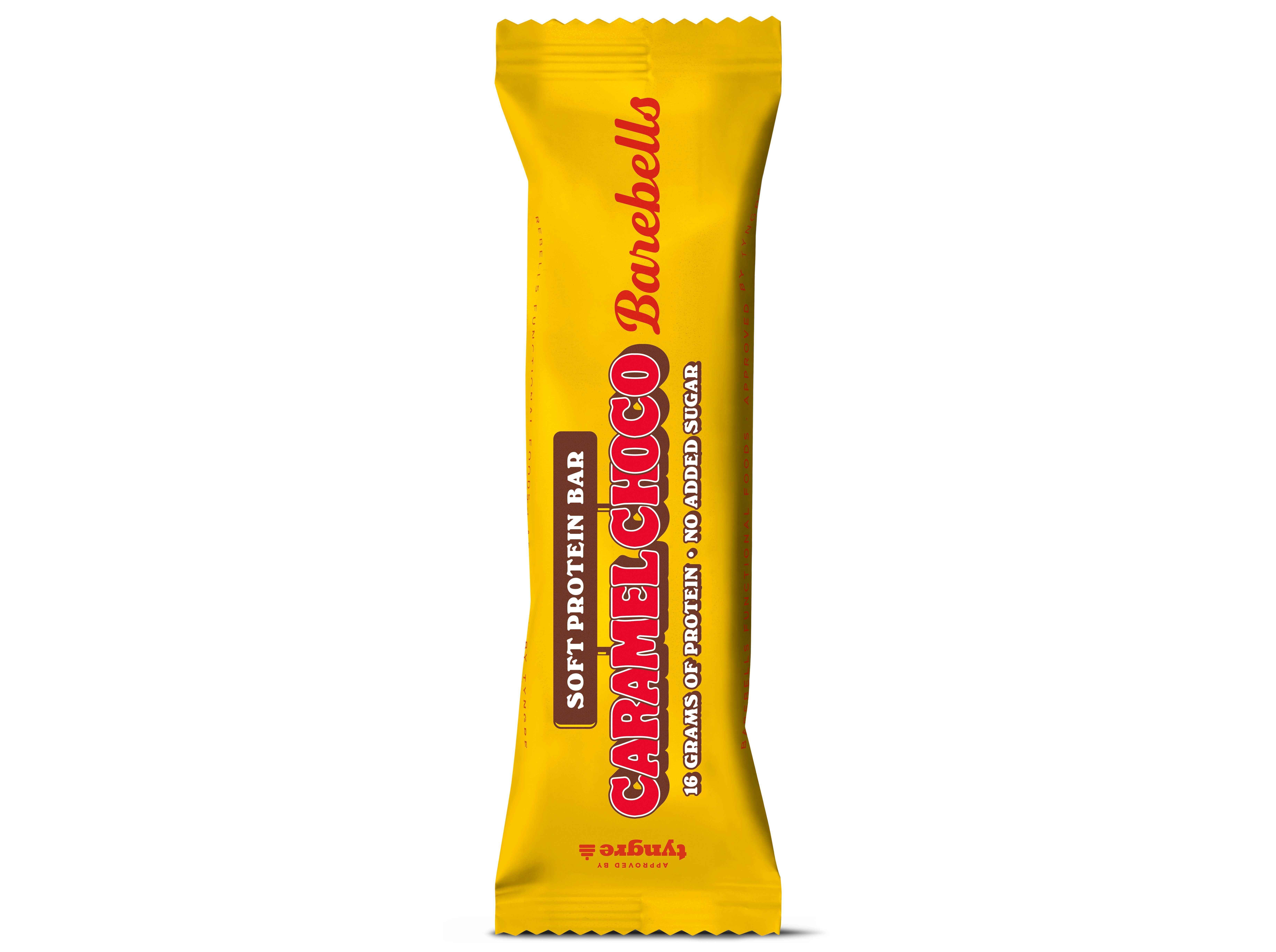 BARRA PROTEINA BAREBELLS CARAMELO CHOCO 55G image number 1