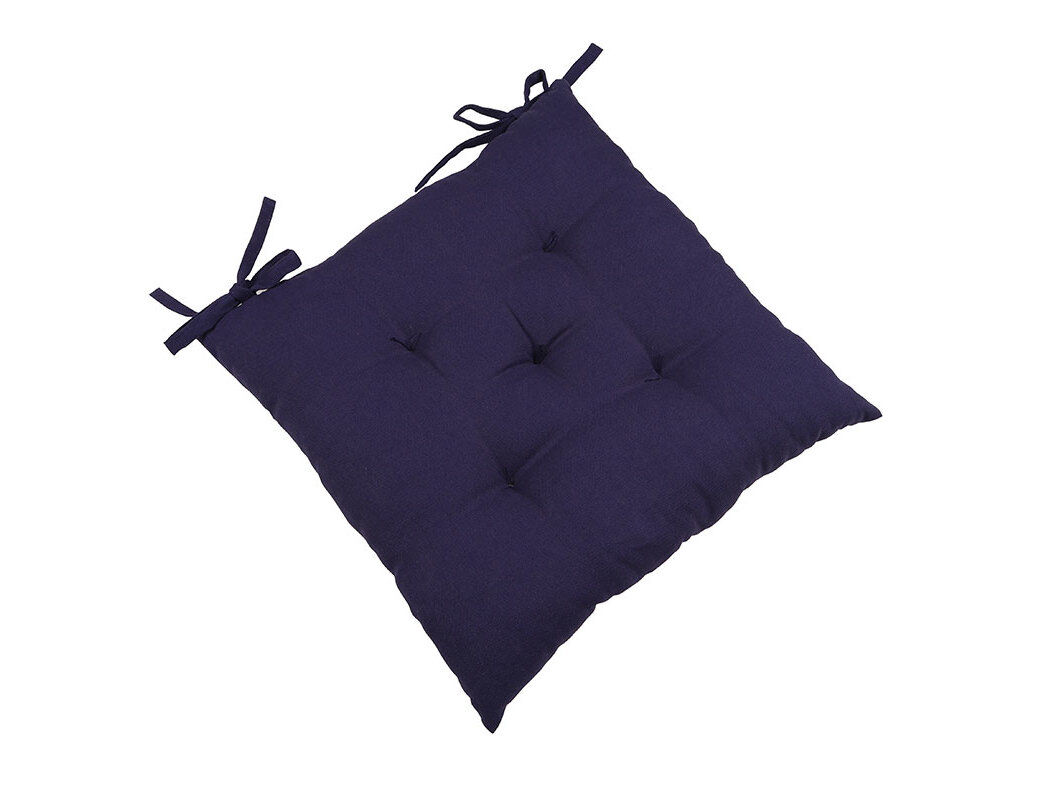 COXIM ALTO ACTUEL 100% ALGOD&Atilde;O AZUL 40X40X5CM