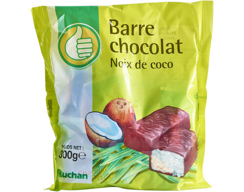 BARRAS POLEGAR CHOCOLATE COM COCO 300G image number 0
