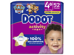 Fraldas Dodot Activity Extra T4 10-15kg 52 un