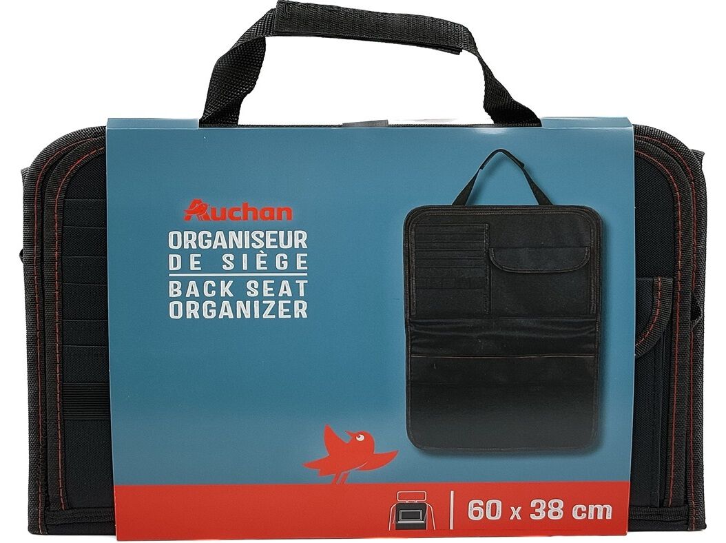 ORGANIZER AUTO AUCHAN PARA BANCO 60X38CM image number 1