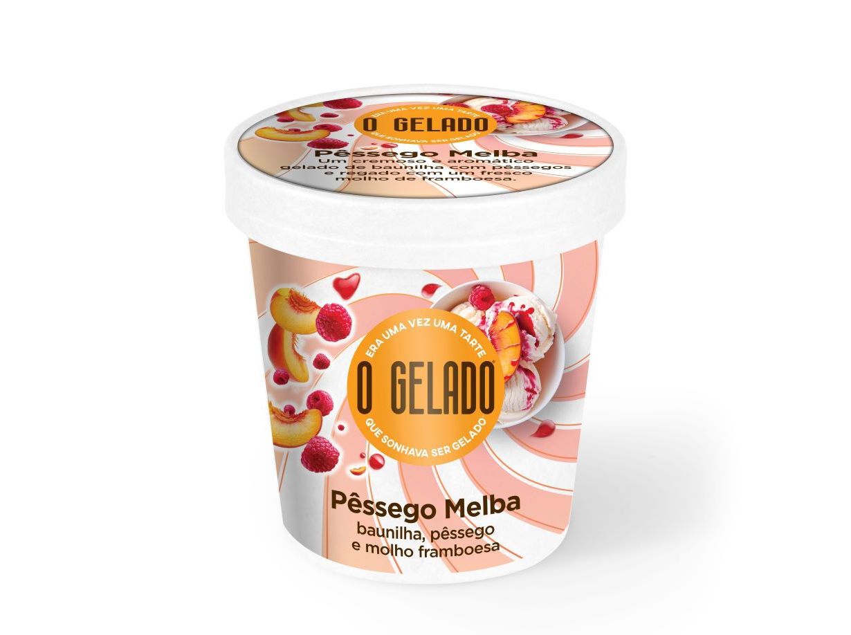 GELADO O GELADO PESSEGO MELBA 460ML image number 0