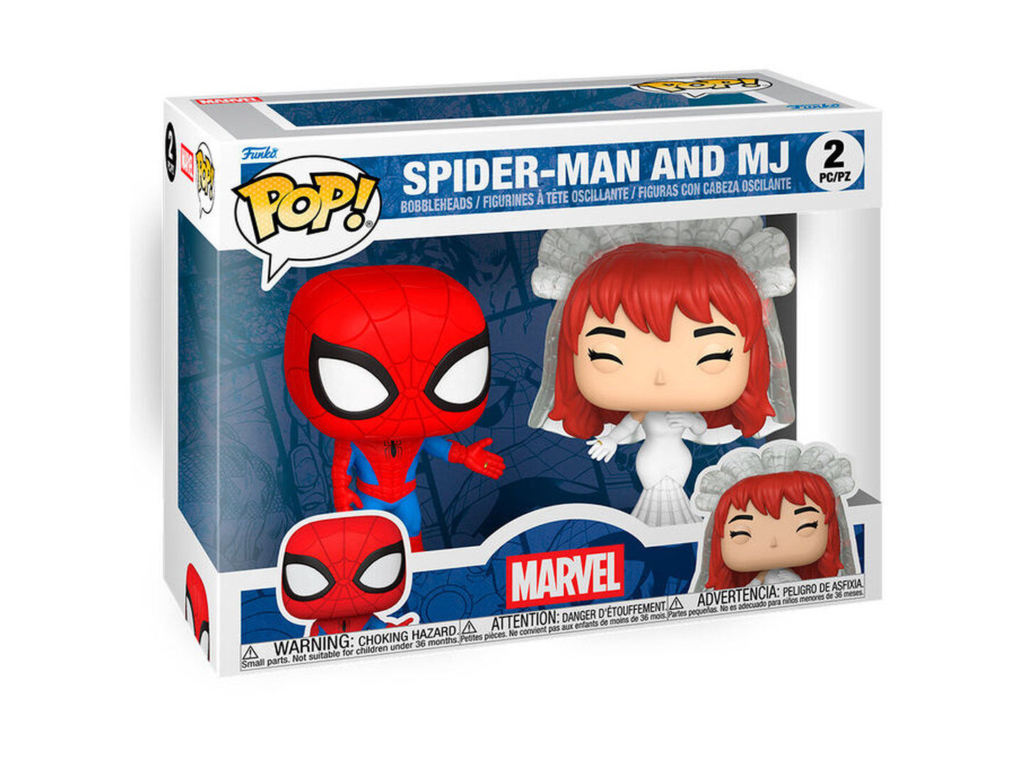 FIGURA POP! FUNKO SUPERHERO COUPLES - SPIDER-MAN AND MJ image number 0
