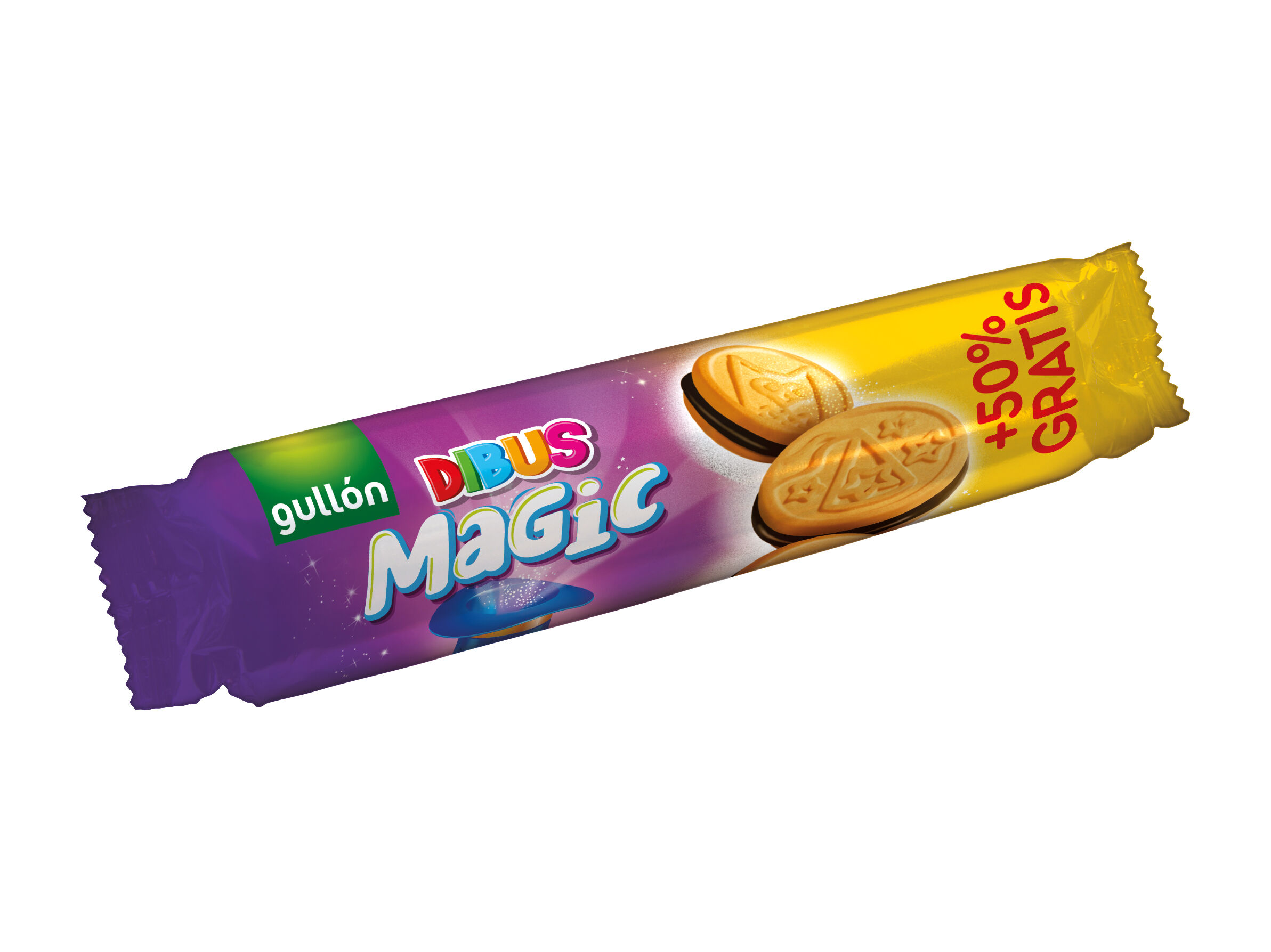 BOLACHA RECHEADA GULLON DIBUS MAGIC 154 G image number 0