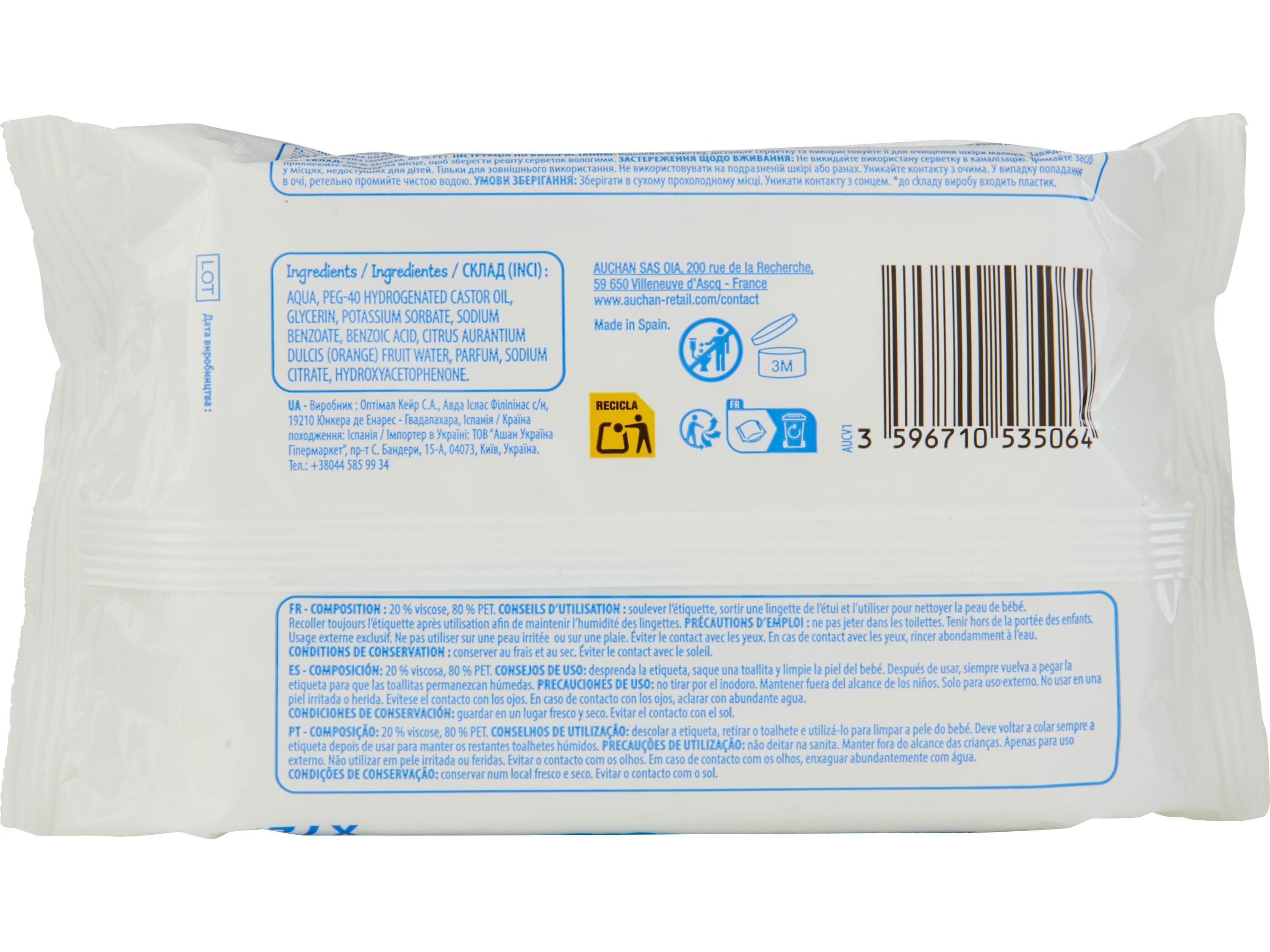 TOALHITAS POLEGAR BEB&Eacute; 72UN # image number 1