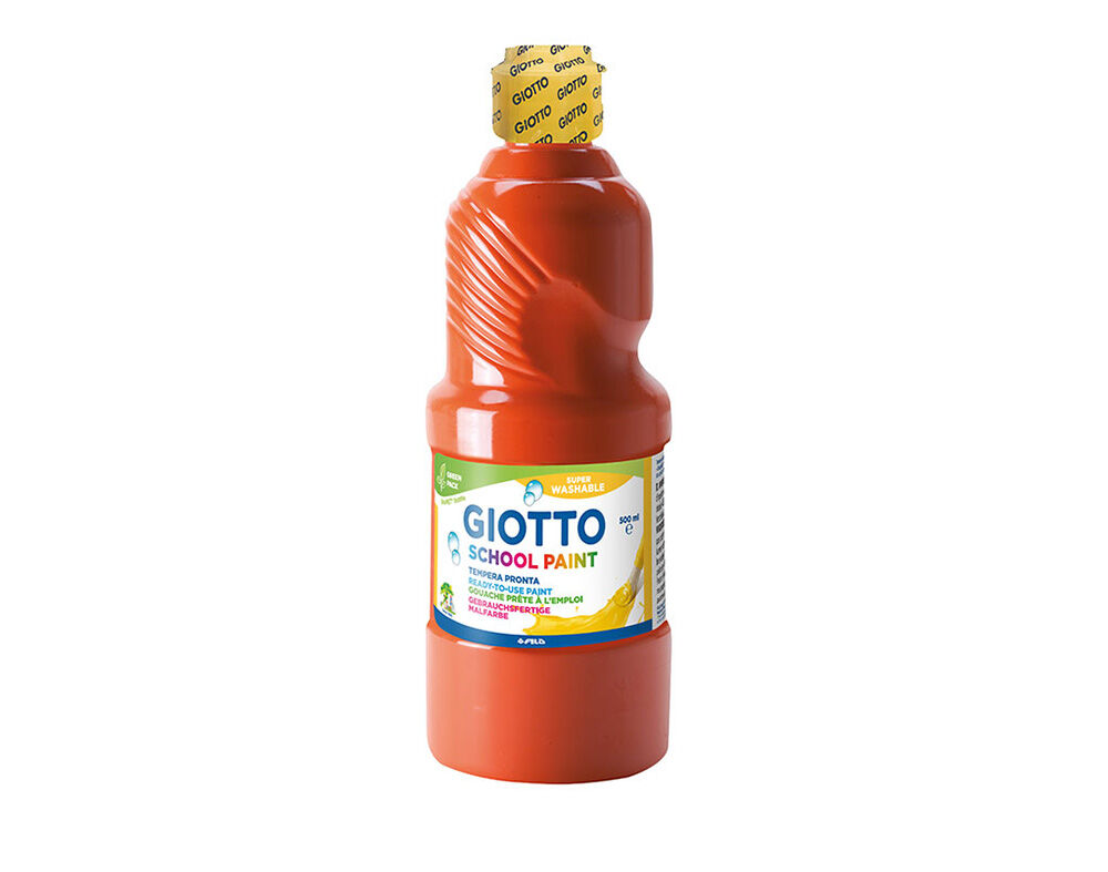 GUACHE SCHOOL PAINT GIOTTO VERMELHO ESCARLATE 500ML image number 0