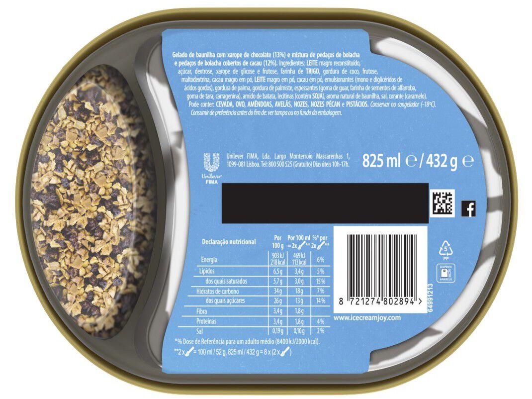 GELADO CARTE D'OR CORNETTO 825ML image number 1