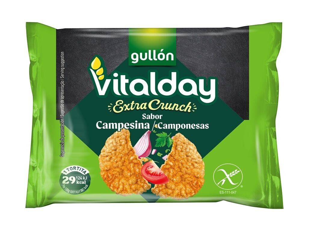 TORTITAS GULLON VITALDAY CAMPONESAS 93G image number 1