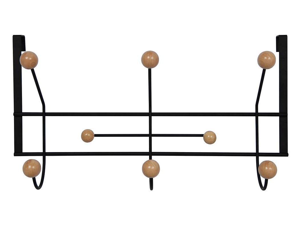 CABIDE MULTIPLO PARA PORTA ACTUEL METAL / MADEIRA 40X22X12CM