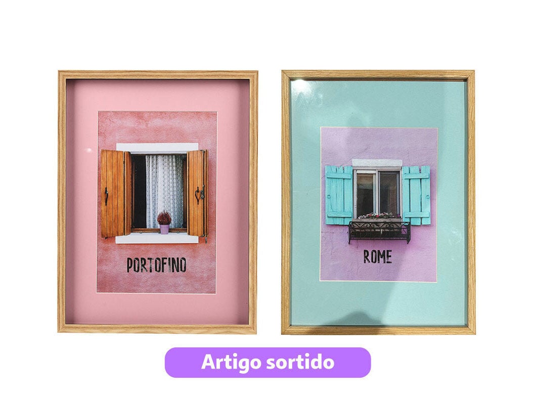 MOLDURA MDF ACTUEL 30X40CM MODELOS SORTIDOS
