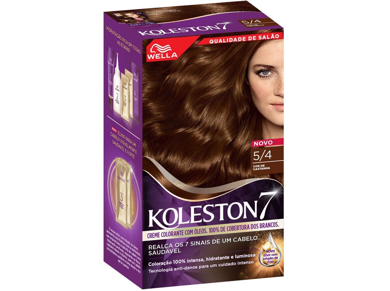 COLORA&Ccedil;&Atilde;O KOLESTON 5/4 COR DE CASTANHA