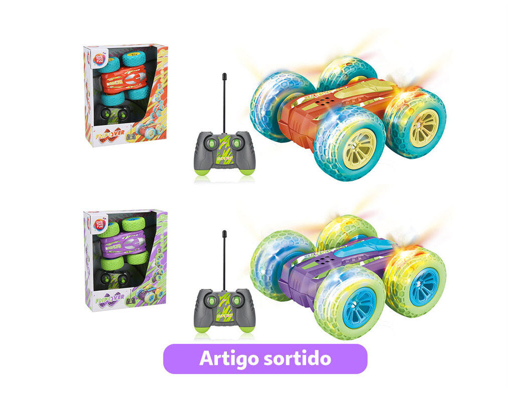 VEICULO FLIP OVER ONE TWO FUN 13CM MODELOS SORTIDOS image number 0