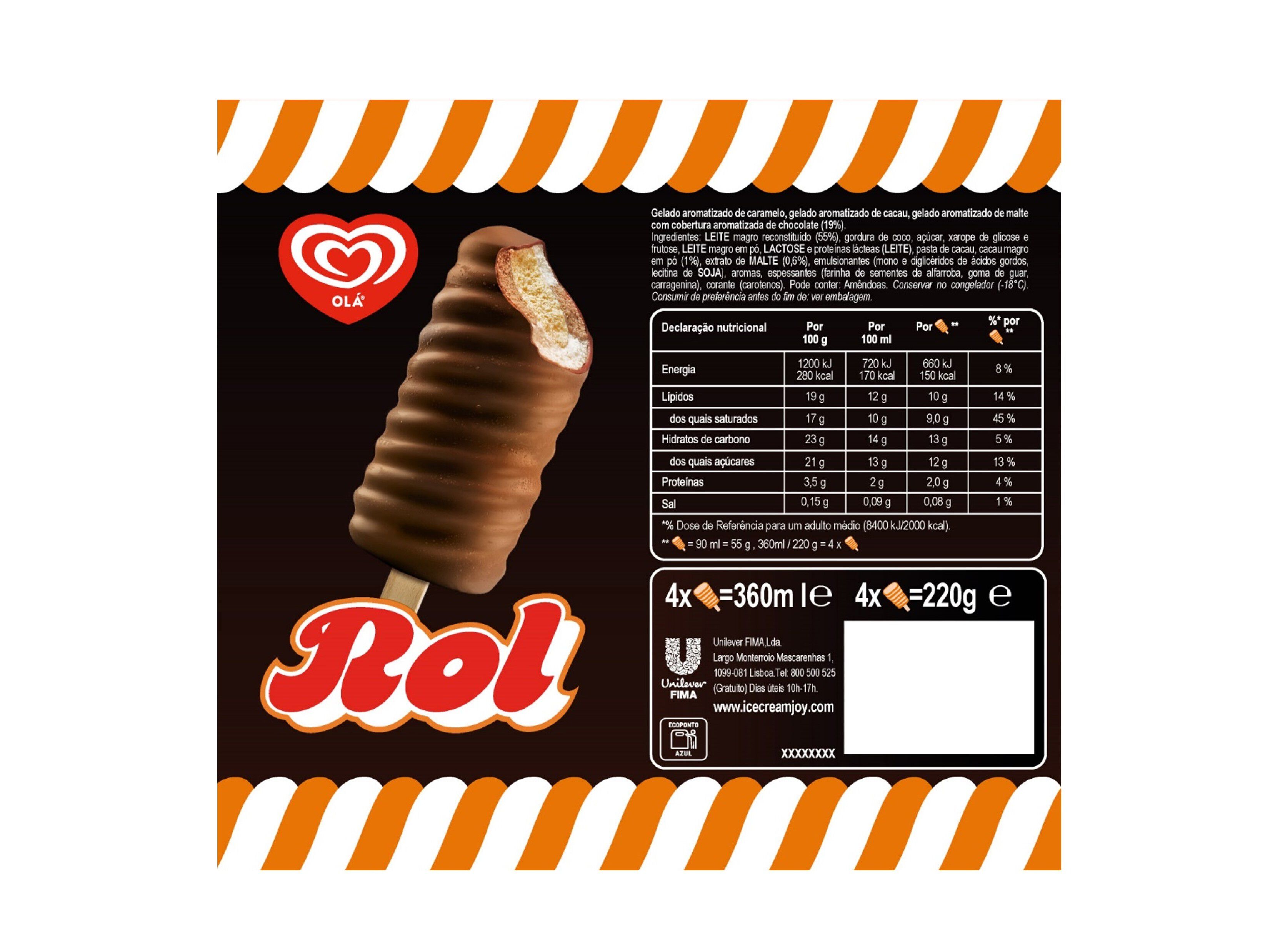 GELADO OL&Aacute; ROL 4X90ML image number 1