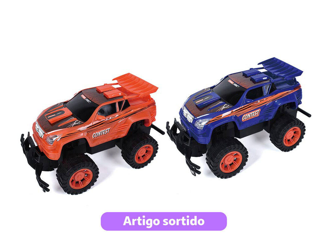 CARRO CORRIDA ONE TWO FUN FRIC&Ccedil;&Atilde;O 36X20X21.5CM MODELOS SORTIDOS image number 1