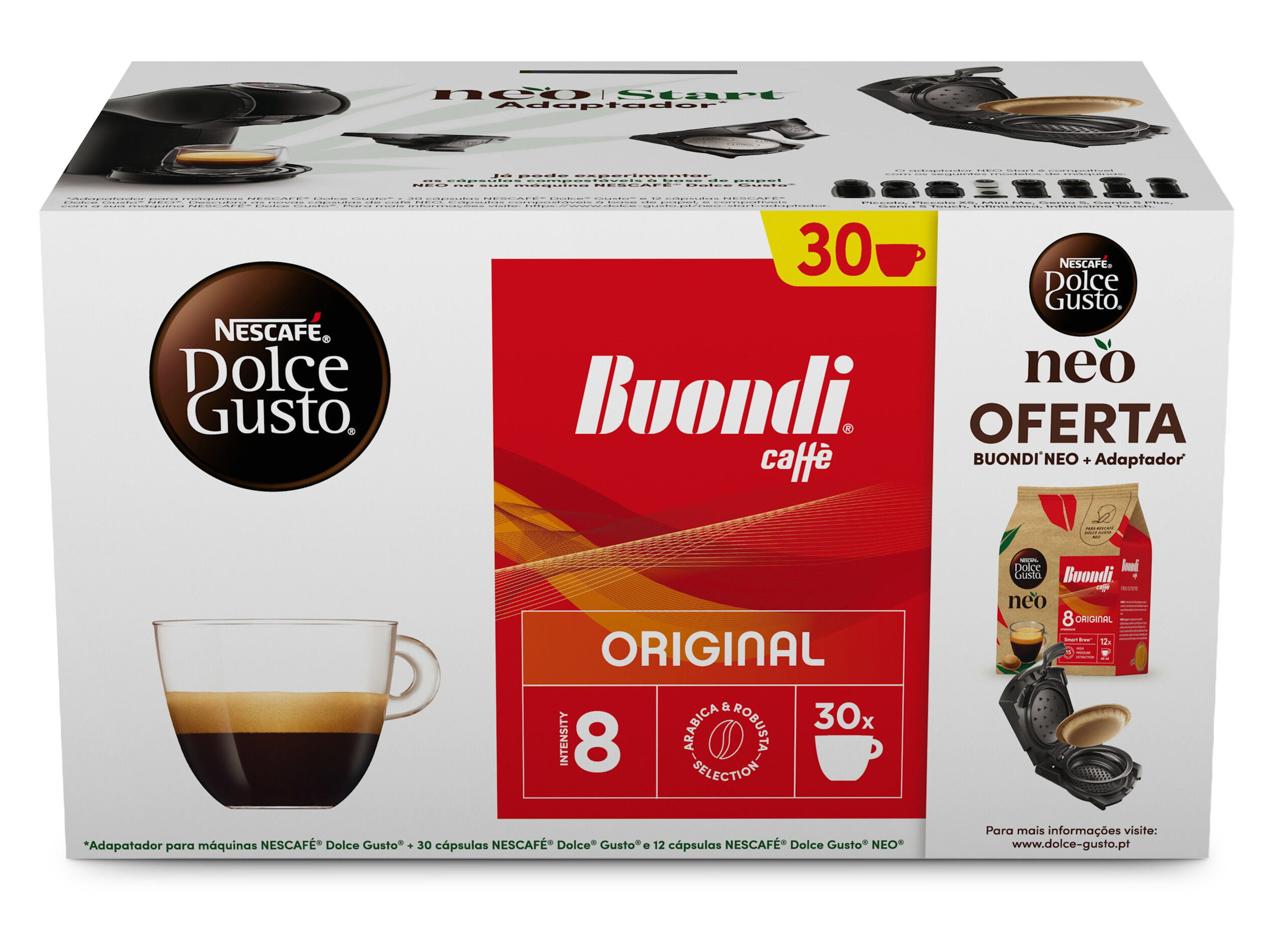 C&Aacute;PSULAS DOLCE GUSTO BUONDI 30 UN