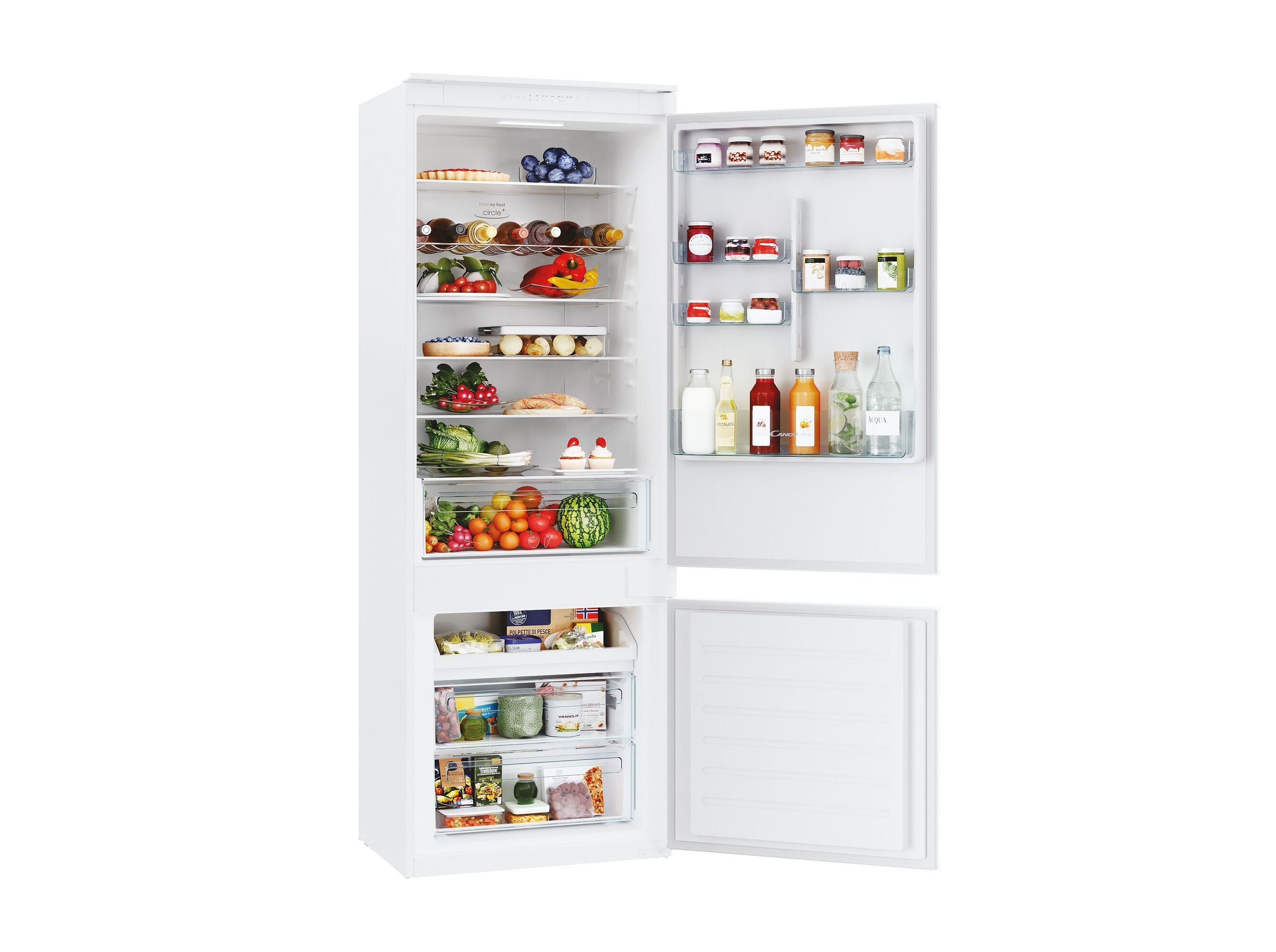 COMBINADO CANDY CBT7719EW ENCASTRE 364 L image number 1