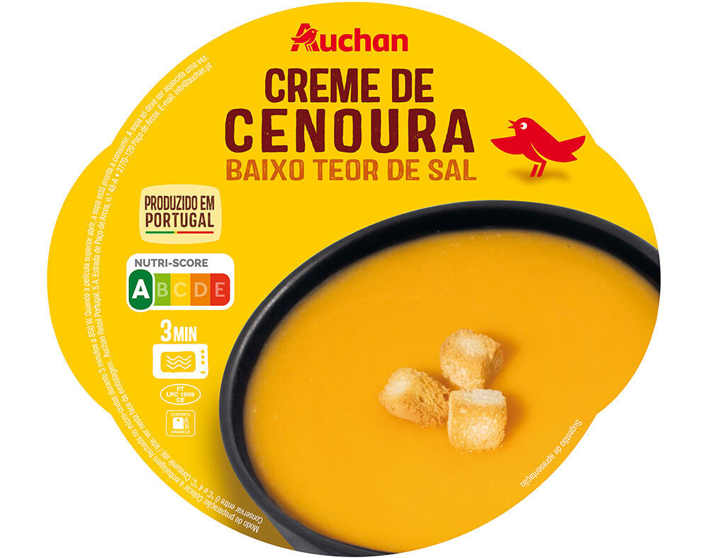CREME DE CENOURA AUCHAN 400G image number 0