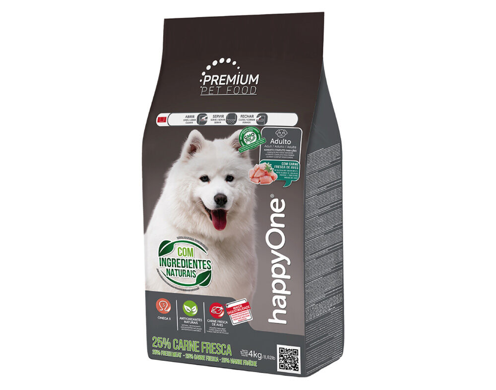 RA&Ccedil;&Atilde;O PARA C&Atilde;O HAPPYONE PREMIUM CARNE FRESCA 4 KG image number 0