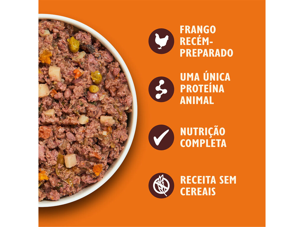 COMIDA H&Uacute;MIDA PARA C&Atilde;O LILY'S KITCHEN FRANGO 150G image number 2