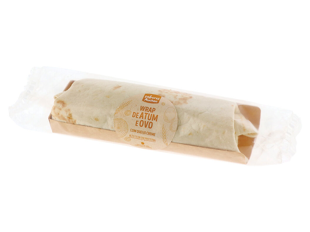 WRAP DE ATUM E OVO SABORES AUCHAN UN