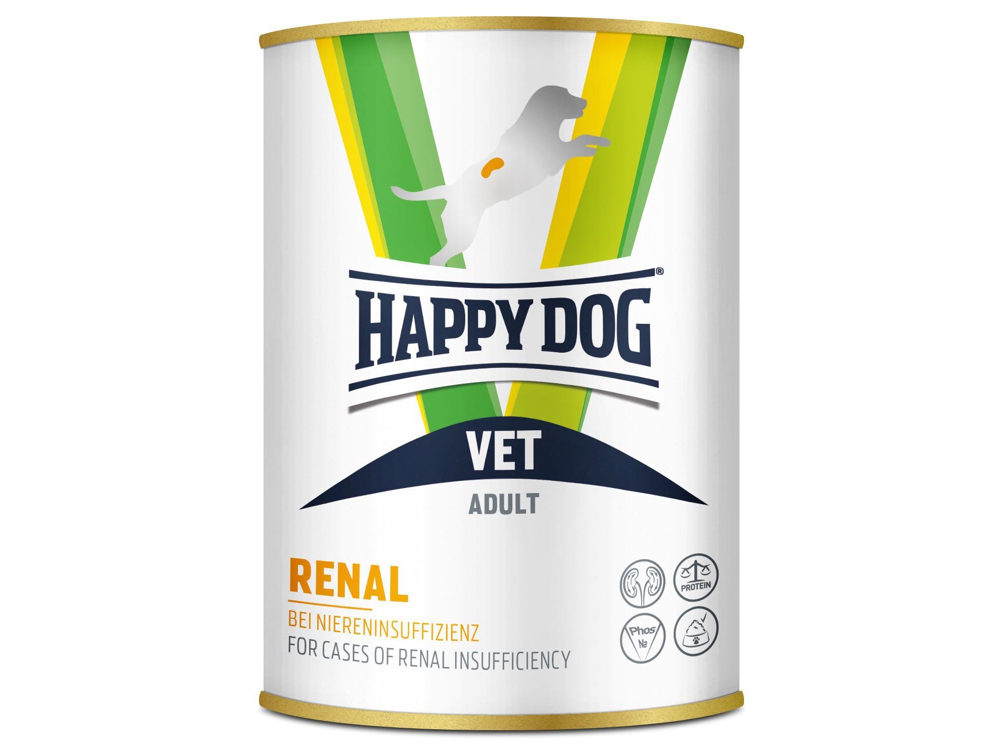 COMIDA H&Uacute;MIDA C&Atilde;O HAPPY DOG VET RENAL 400GR