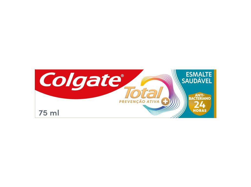 PASTA DE DENTES PROTE&Ccedil;&Atilde;O TOTAL AVAN&Ccedil;ADA ESMALTE SAUD&Aacute;VEL COLGATE 75ML image number 1