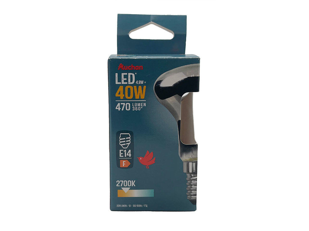 L&Acirc;MPADA LED AUCHAN E14 40W R50 LUZ AMARELA image number 0