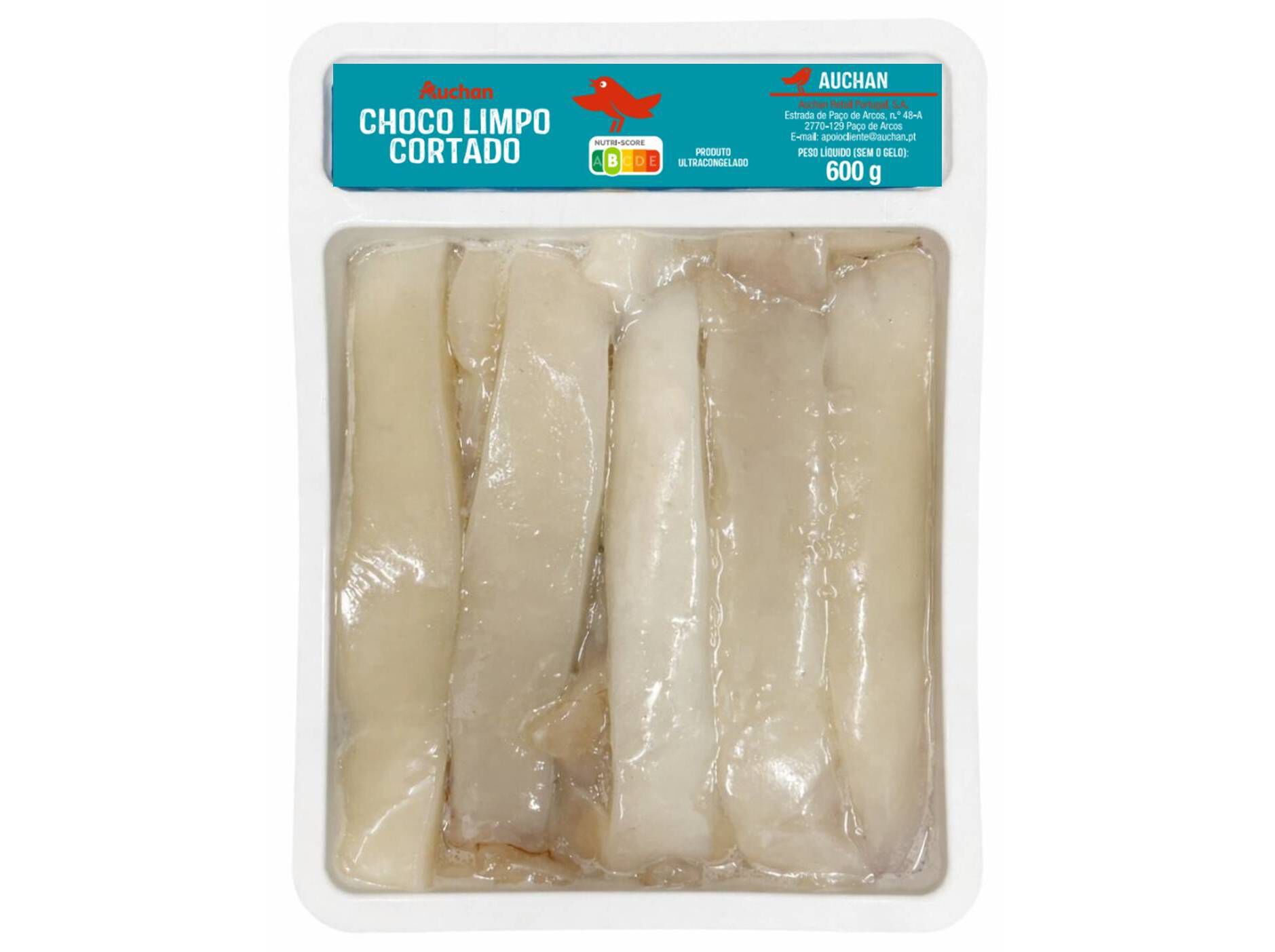 CHOCO LIMPO AUCHAN CORTADO 600G