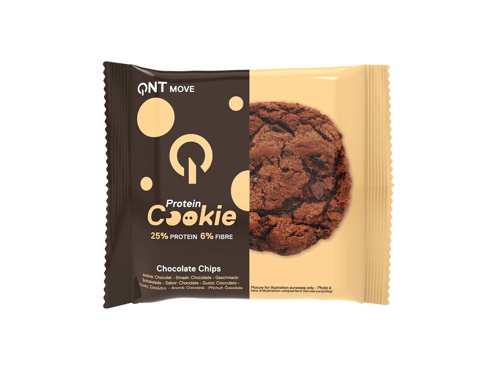 BOLACHA PROTEICA QNT CHOCOLATE 60G image number 0