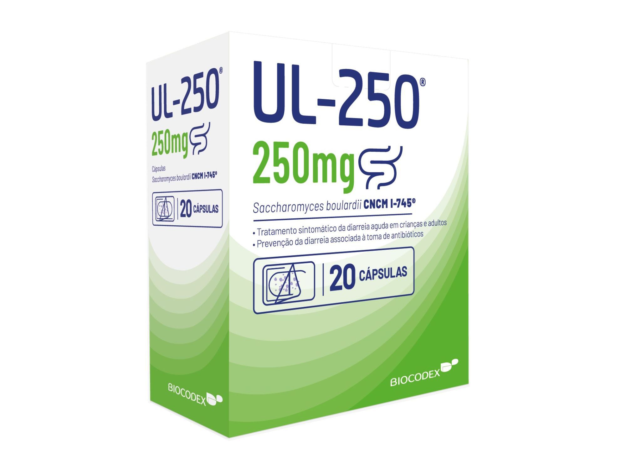 C&Aacute;PSULAS ULTRA LEVURE 250MG 20UN image number 2