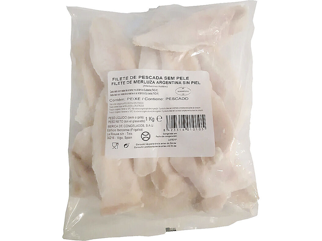 Filete De Pescada Congelado 1kg | Auchan