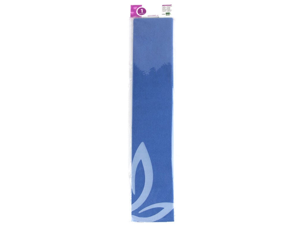 PAPEL CREPE LIDERPAPEL AZUL 50CMX2.5M