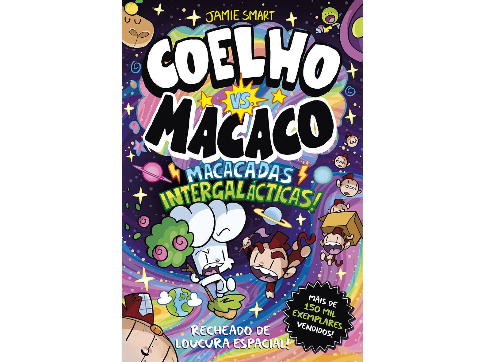 LIVRO COELHO VS. MACACO - MACACADAS INTERGAL&Aacute;CTICAS image number 1