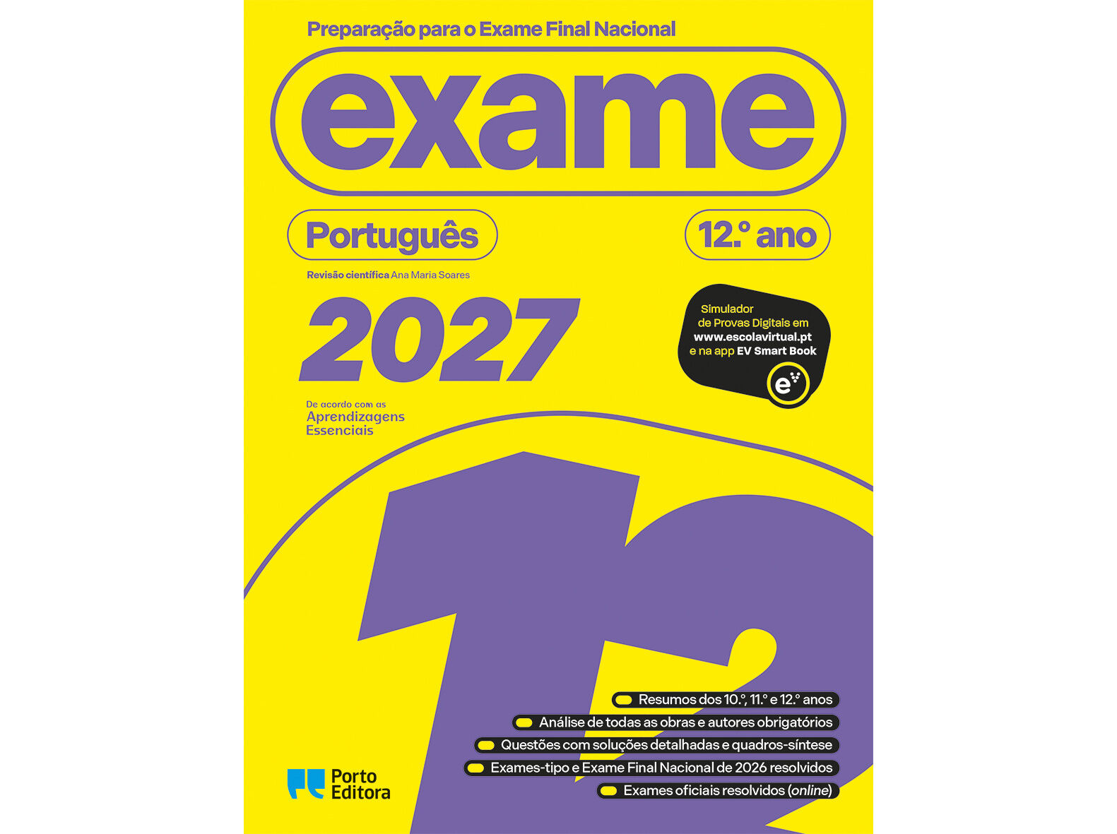 LIVRO PREPARA&Ccedil;&Atilde;O EXAME FINAL 2027 PORTUGU&Ecirc;S 12&ordm; ANO image number 0