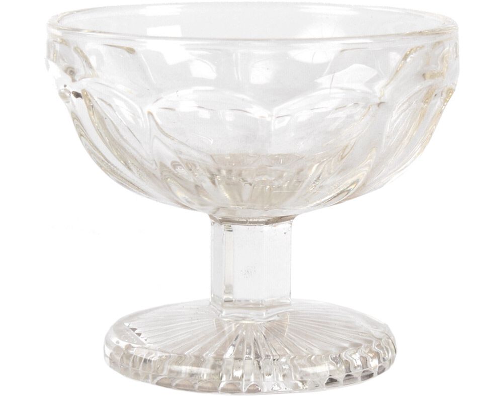 TA&Ccedil;A DE GELADO P&Eacute; ALTO FUNCHAL CRISAL VIDRO TRANSPARENTE 16CL