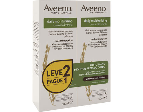 CREME AVEENO DAILY 2X100ML LEVE 2 PAGUE 1 image number 0